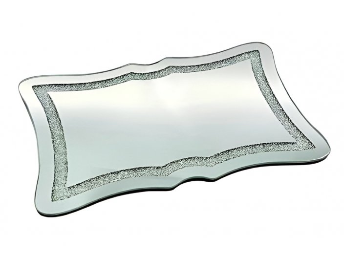 מגש חלה זכוכית 30x20 ס"מ