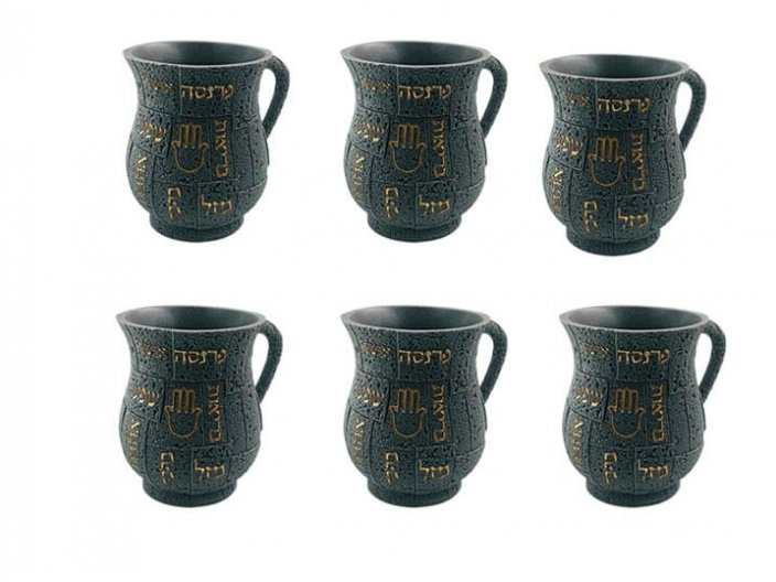 מארז 6 נטלה פוליריזן שחור עם ברכות
