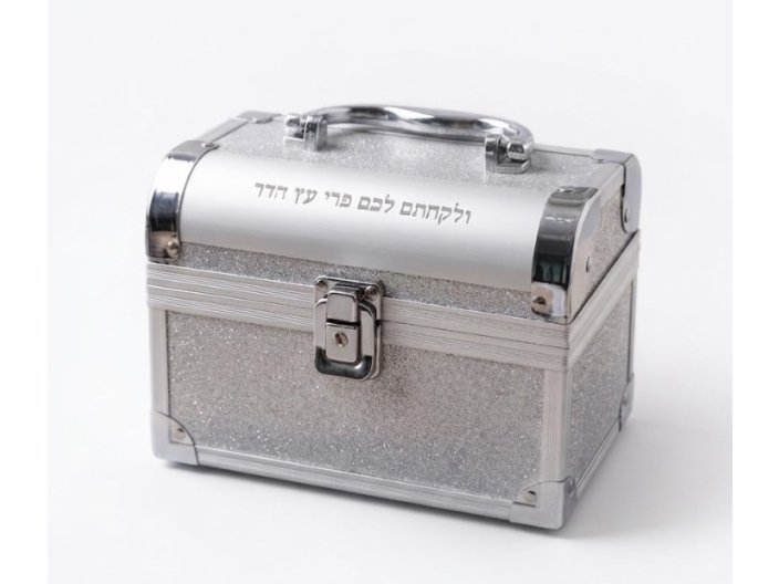 קופסא לאתרוג אלומיניום צבע כסוף 17.9x13 ס"מ