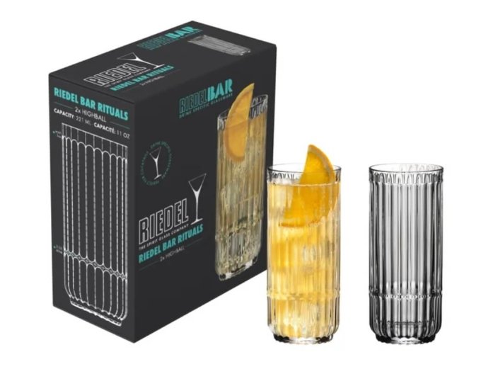 רידל בר ריטואלס היי בול זוג RIEDEL Bar Rituals Highball Glass